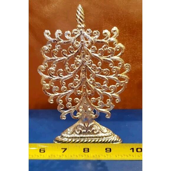 Silver Toned Torino Earring Holder Tree Of Life Jewelry Display - Picture 4 of 5